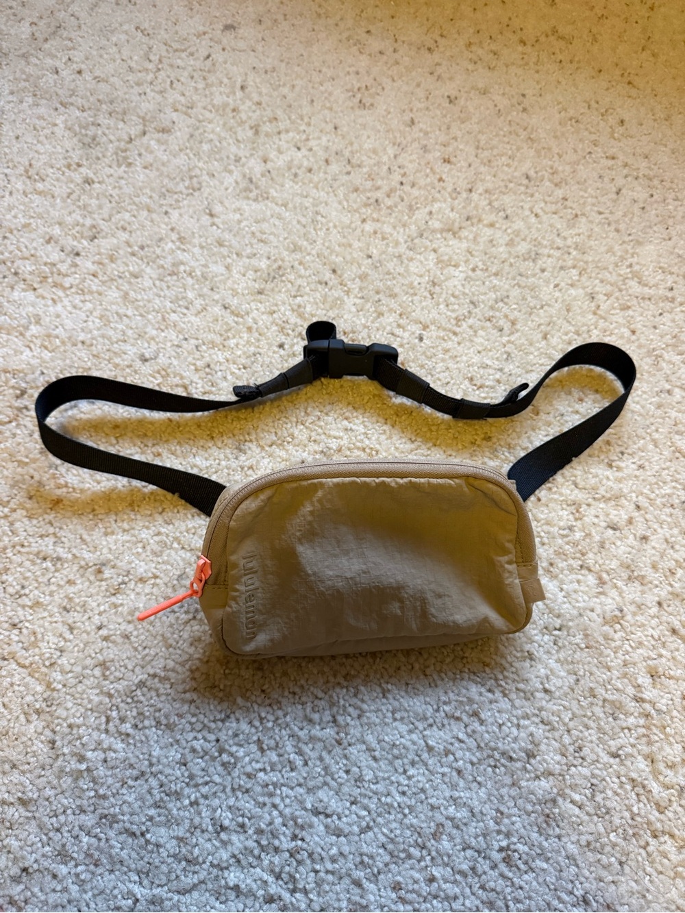 Lululemon Everywhere Mini Belt Bag Crossbody Beige Trench Nylon Pack
